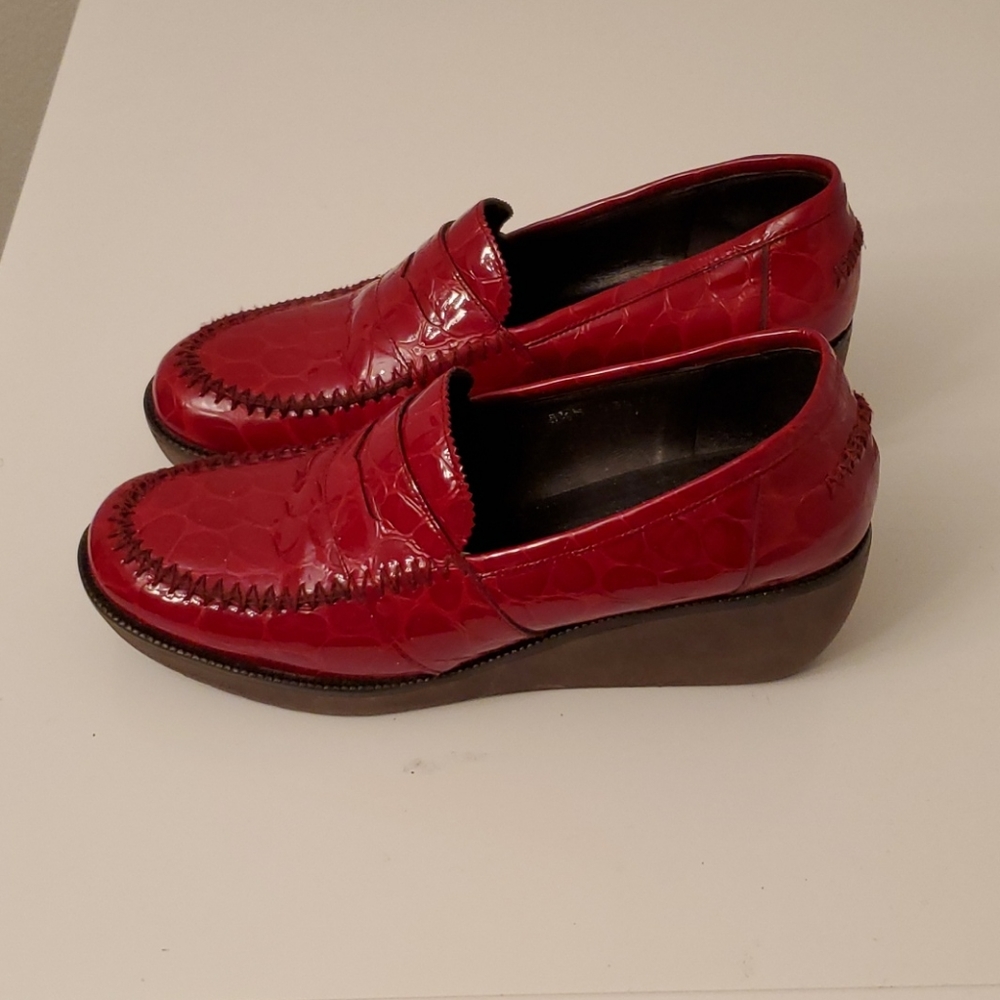 Tomato croco  shoes